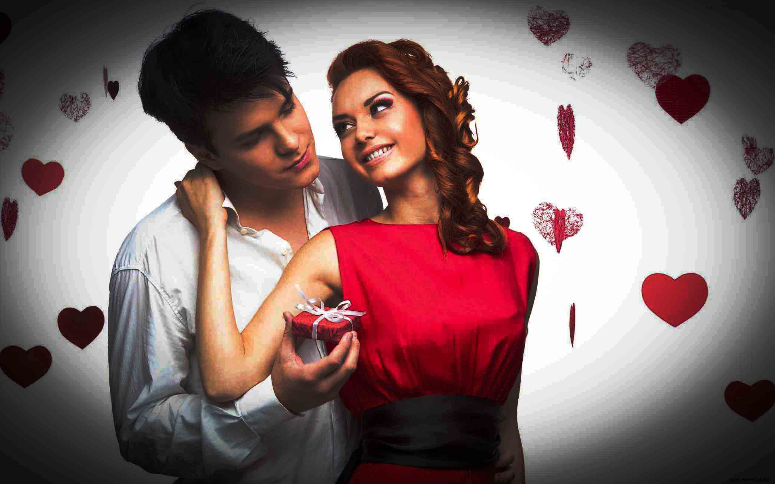 Man looking at item at a store