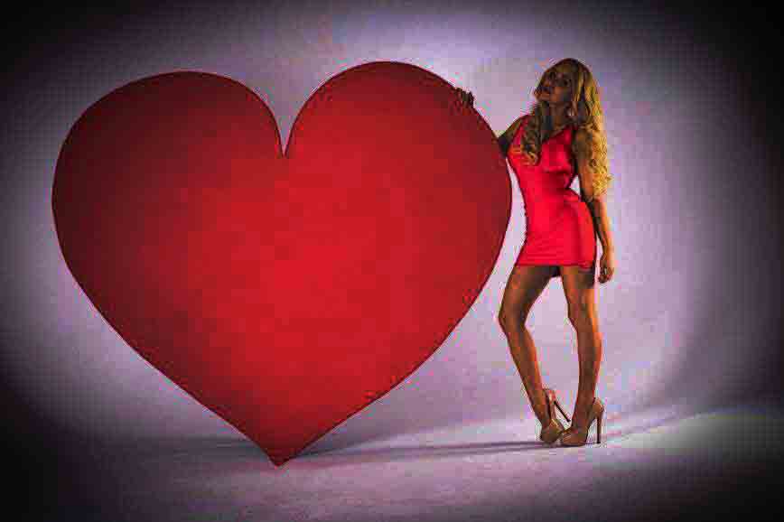 Man looking at item at a store